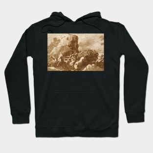 The Death of Hippolytus by Nicolas Poussin Hoodie